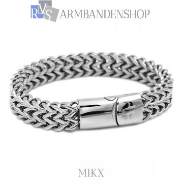 Rvs stalen armband "Mikx". Rvs stalen armband "Mikx".