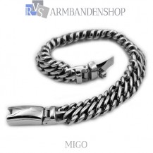 Rvs stalen armband  "Migo".