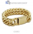 Rvs Gold plated armband Giaro.