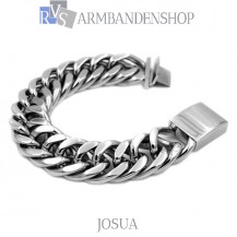 Rvs stalen armband  "Josua".