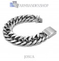 Rvs stalen armband  "Josua".